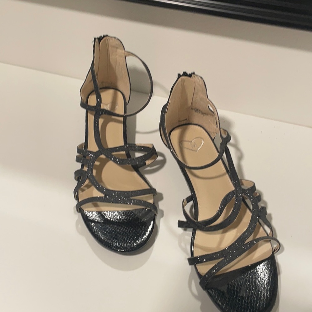 Madeline vegan black flats with zippered backs